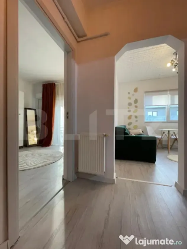 Apartament 2 camere, semidecomandat, zona Florilor-balcon