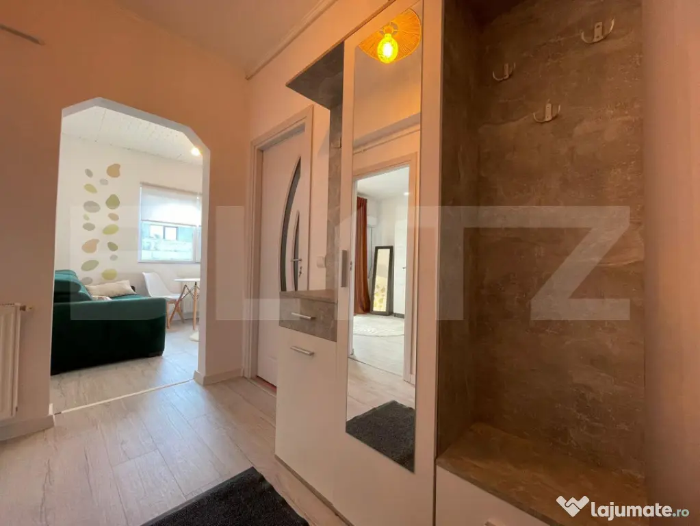 Apartament 2 camere, semidecomandat, zona Florilor-balcon