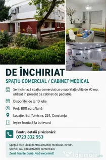 De inchiriat - Spatiu Comercial - Constanta central
