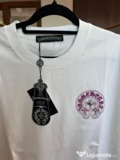 Tricou Chrome Hearts White Pink M 