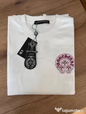 Tricou Chrome Hearts White Pink M 