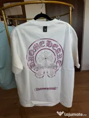 Tricou Chrome Hearts White Pink M 