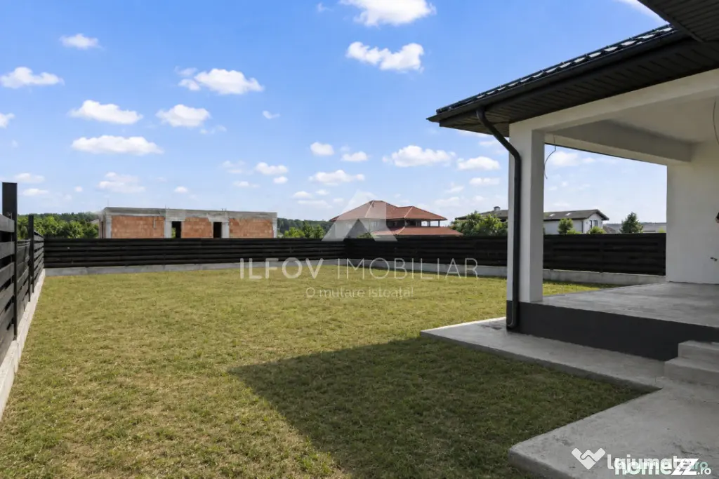 Casă 142mp, 750mp teren, Ghermănești, pădure, utilităț