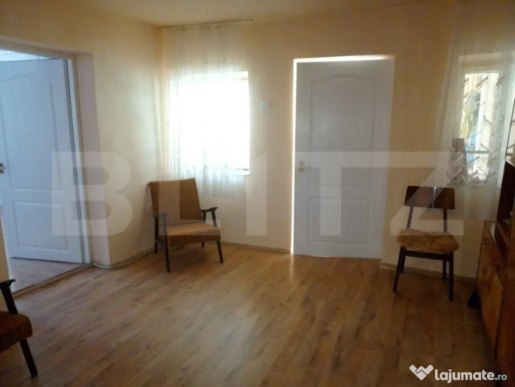 Casă individuală solidă și armonioasă, 55 mp, teren 830