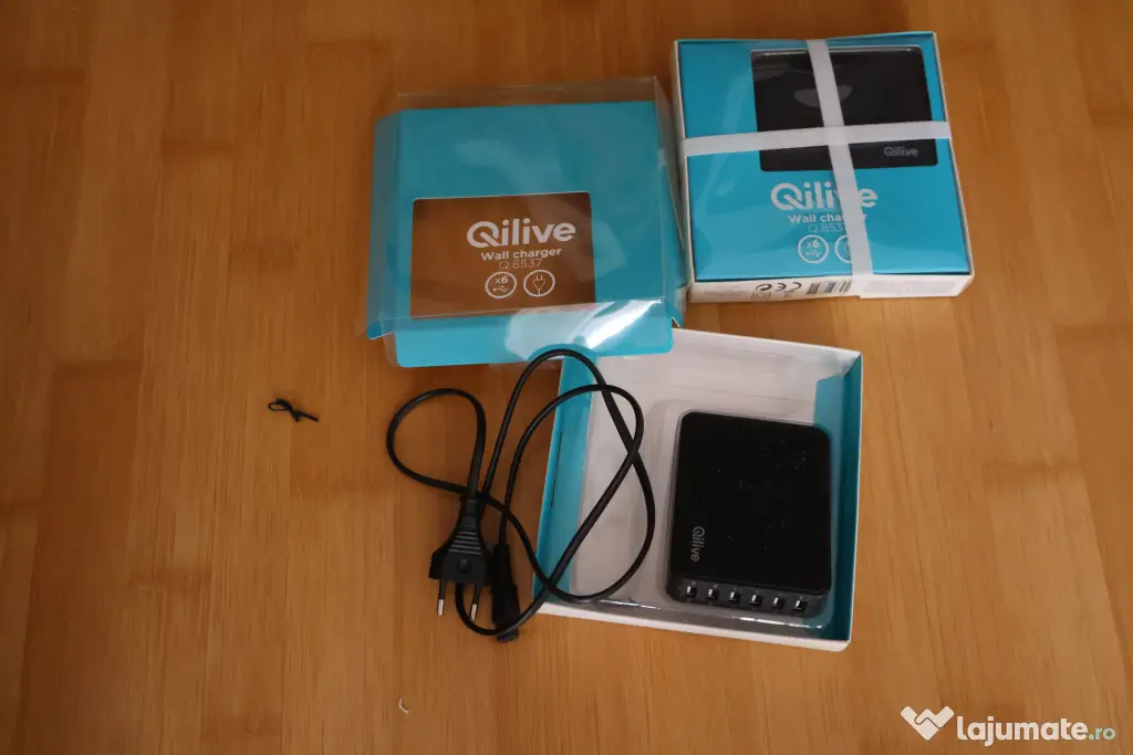 Incarcator retea Qilive Q.8537 cu 6 porturi USB - Nou - 2 bucati