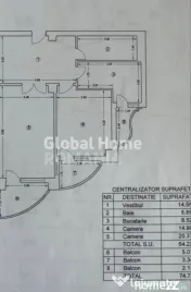 Apartament 2 camere Blv Unirii | 75mp| Renovat-Mobilat-Utila