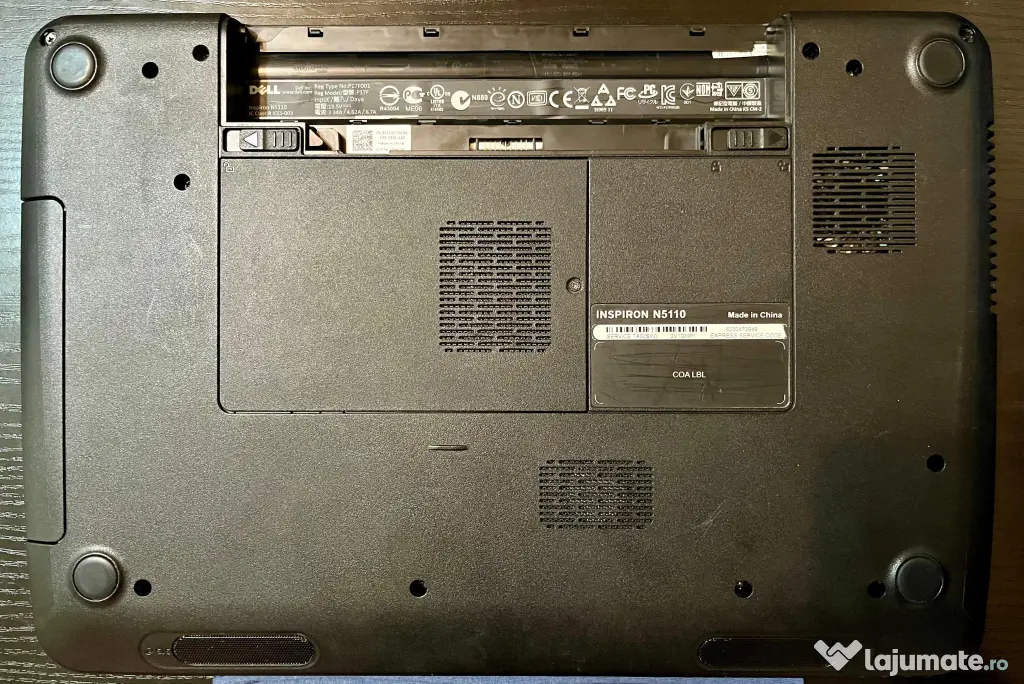 Laptop Dell Inspiron N5110 i3-2330M, nVidia GT 525M, 4GB RAM DDR 3, 500GB HDD