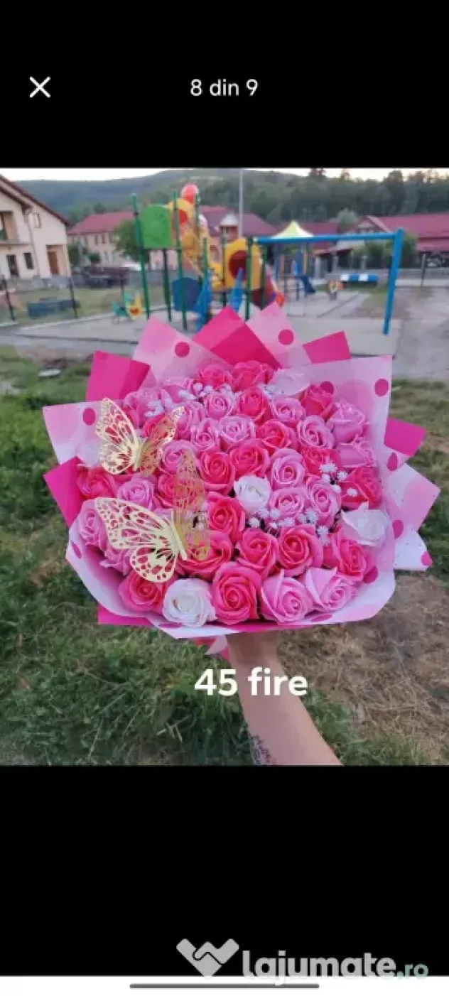 Flori din săpun parfumat