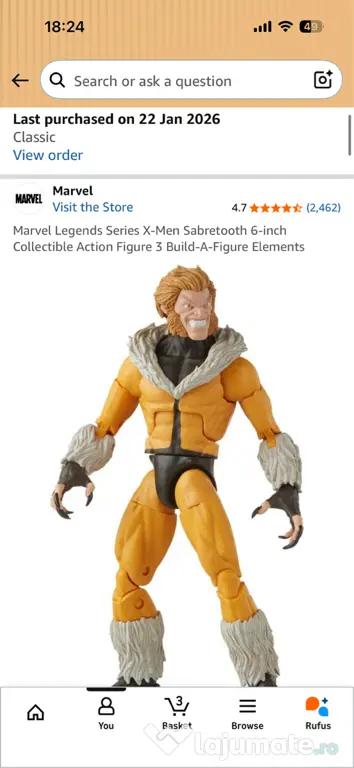 Marvel Legends Figurine Wolverine X-Men