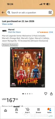 Marvel Legends Figurine Wolverine X-Men 