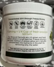 Extract din germeni de broccoli pudra, Eclectic Herb, antioxidant, detoxifiere. 