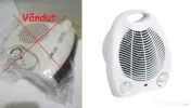 Aeroterma 3 trepte cu protectie la supraincalzire