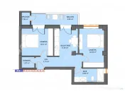 Apartament cu 2 camere etajul 1 cu loc de parcare zona Doamn 