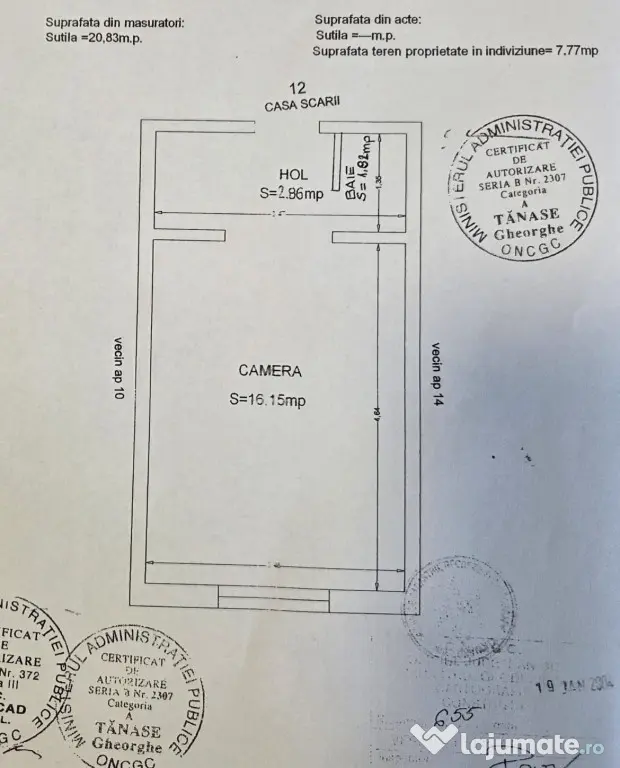 Garsonieră de vânzare – zona Energia, Constanța