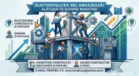 Electrovalcea SRL angajează:1 Inginer, 5 Electricieni, 3 Sudori și 5 Șefi Echipă 