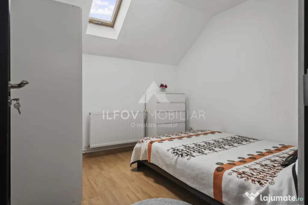Ciolpani Casa P+M 150mp, teren 500m, utilități, asfalt, po