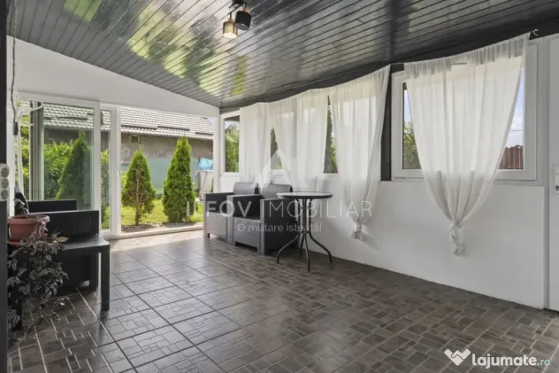 Ciolpani Casa P+M 150mp, teren 500m, utilități, asfalt, po