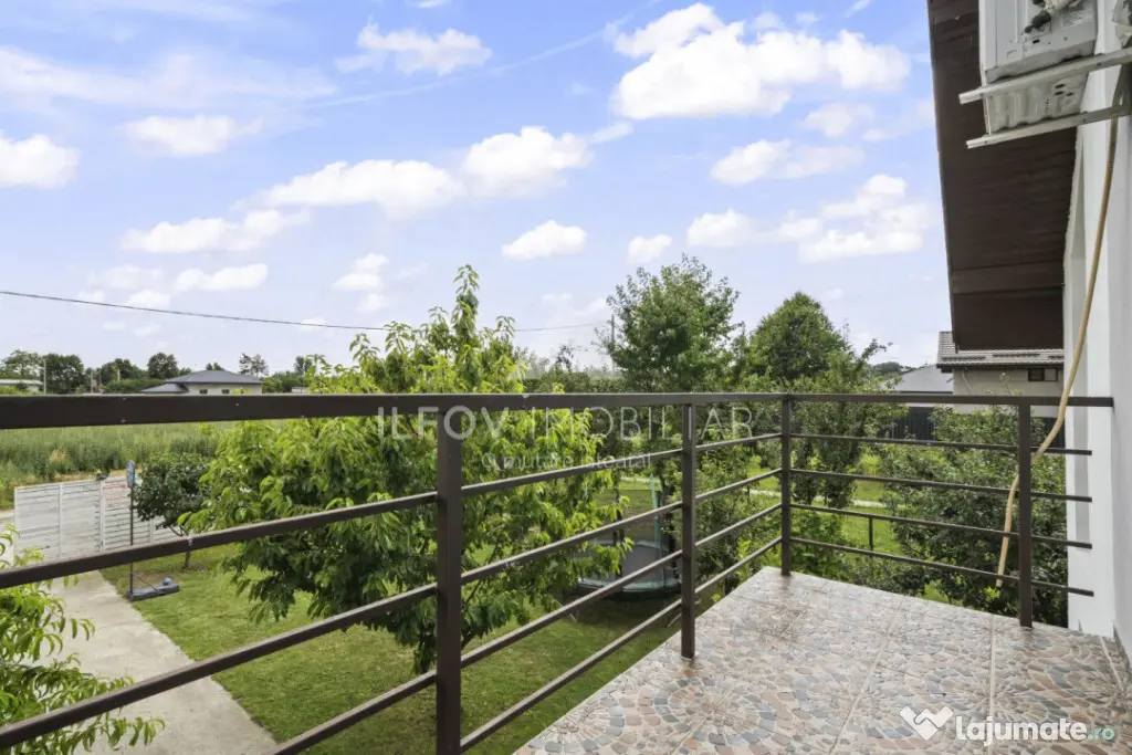 Ciolpani Casa P+M 150mp, teren 500m, utilități, asfalt, po