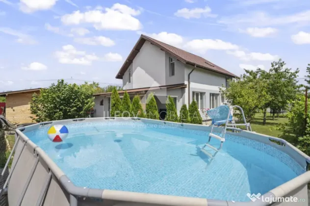 Ciolpani Casa P+M 150mp, teren 500m, utilități, asfalt, po