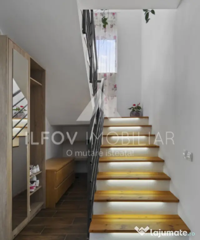 Ciolpani Casa P+M 150mp, teren 500m, utilități, asfalt, po