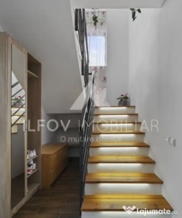 Ciolpani Casa P+M 150mp, teren 500m, utilități, asfalt, po