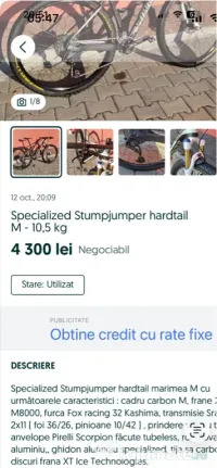 Vand bicicleta Specialized