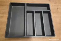 Organizator / suport tacâmuri gri antracit 51.5 X 42.5 cm (nou)