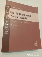 Fișe de Drept penal. Partea speciala. Ediția 6, Mihail Udroiu. 