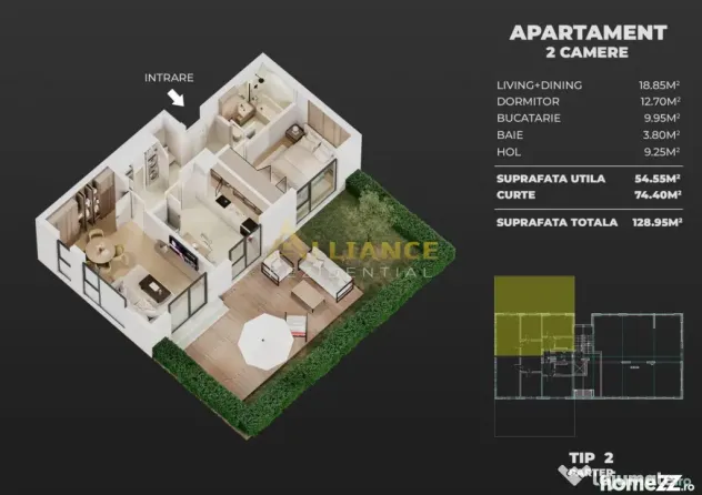 Ame Residence Exclusivitate Proiect nou ap 2 si 3 camere