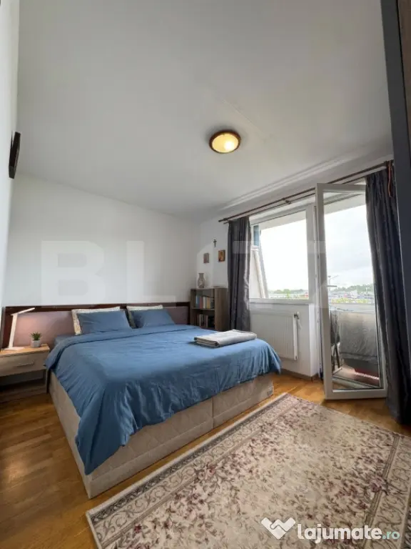 Apartament spatios, 3 camere, 64 mp, balcon, lângă VIVO