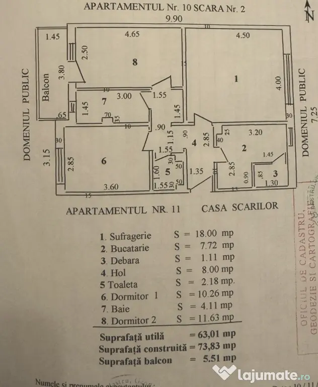 Apartament 3 camere