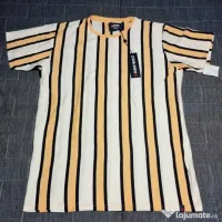 Tricou Denim Project XL nou cu etichetă bărbați model în dungi 