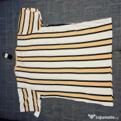 Tricou Denim Project XL nou cu etichetă bărbați model în dungi 