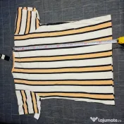 Tricou Denim Project XL nou cu etichetă bărbați model în dungi 