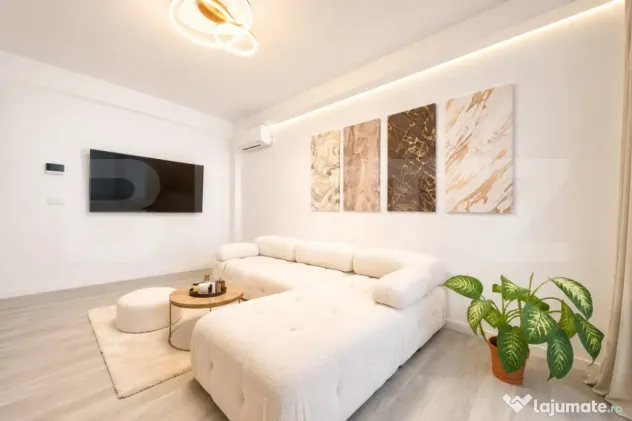 Apartament 2 camere | Lux | Complet mobilat și utilat | Par