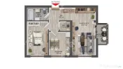 Apartament cu 2 camere si boxa pentru depozitare in Selimbar