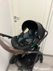 Cărucior Lionelo Bianka 3 în 1 + Scoică Astrid i-Size + Bază ISOFIX