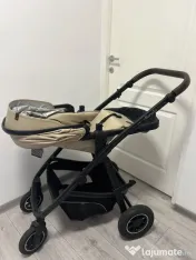 Cărucior Lionelo Bianka 3 în 1 + Scoică Astrid i-Size + Bază ISOFIX