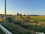 Locație sens giratoriu, deschidere E85 și Autostrada Moldo 