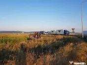 Locație sens giratoriu, deschidere E85 și Autostrada Moldo 