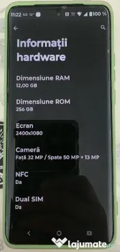 Telefon Motorola Edge  40 Neo/MEMORIE 256 GB/ RAM 12 GB 