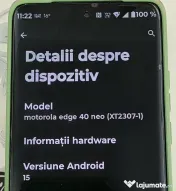 Telefon Motorola Edge  40 Neo/MEMORIE 256 GB/ RAM 12 GB 