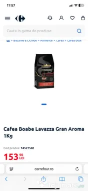 Cafea boabe Lavazza Espresso Barista Gran Crema, 1kg