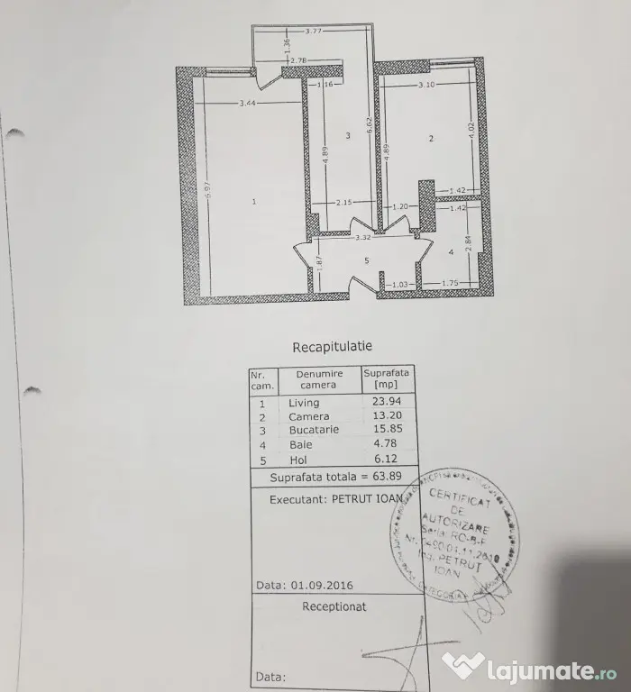 Apartament 2 camere și loc de parcare - Granvia Park Lujerului