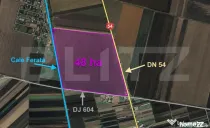 Teren de vanzare, 48 ha, pretabil parc fotovoltaic, jud Olt