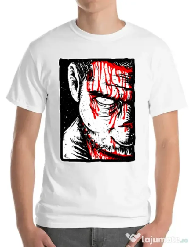 Tricou ADLER barbat Zomblood Alb
