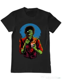 Tricou ADLER barbat I want you to dance Negru