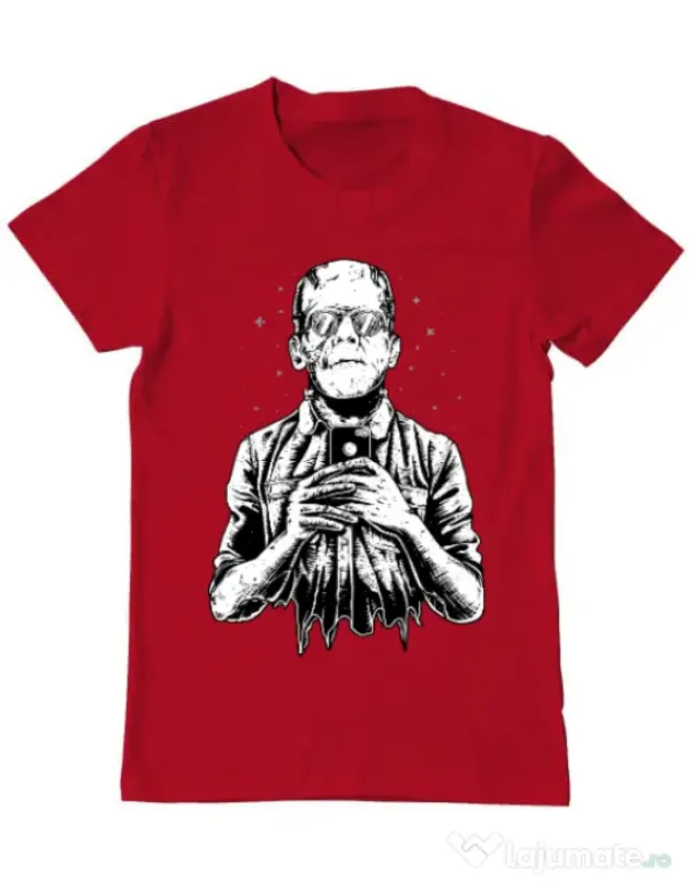 Tricou ADLER barbat Franselfiestein Rosu