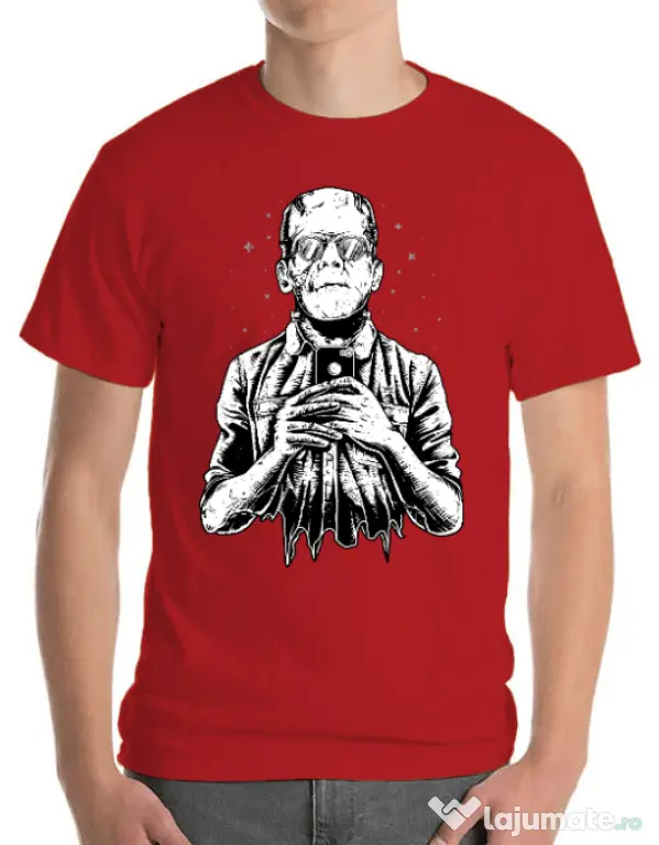 Tricou ADLER barbat Franselfiestein Rosu