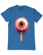 Tricou ADLER barbat Eyesicle Albastru azuriu
